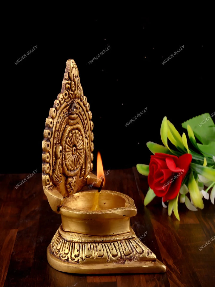 Brass Diya | Decorative Home Accent for Festivals & Pooja Ceremonies