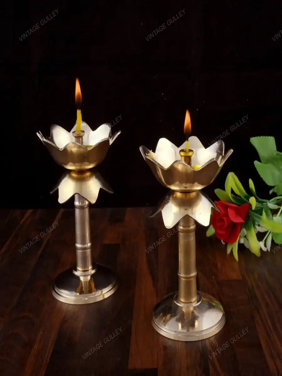 Brass Diya | Handcrafted Decorative Oil Lamp for Special Occasions