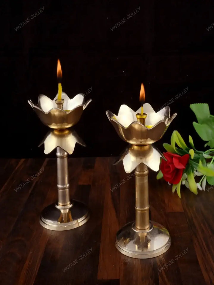 Brass Diya | Handcrafted Decorative Oil Lamp for Special Occasions