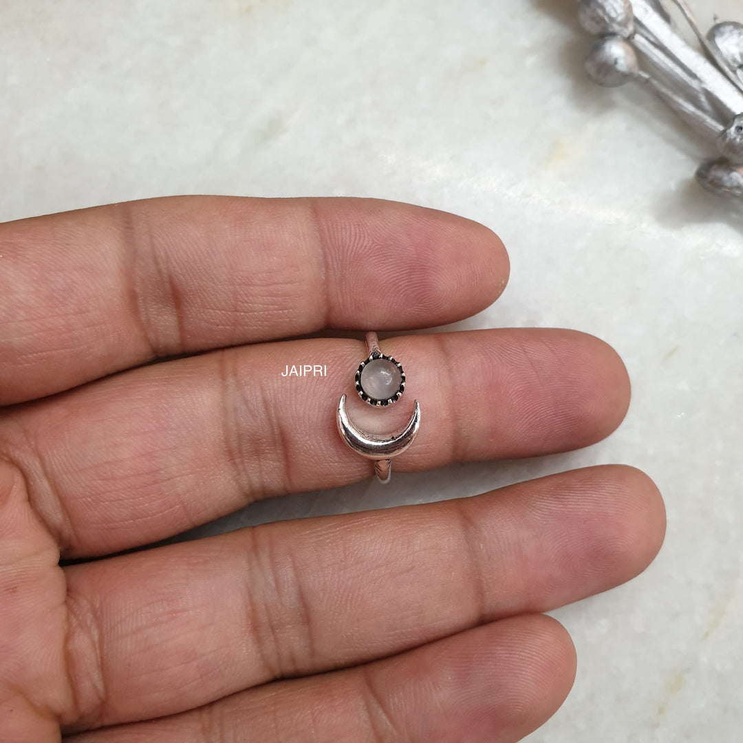 Rainbow Stone | Freesize Handmade Ring Signature Design