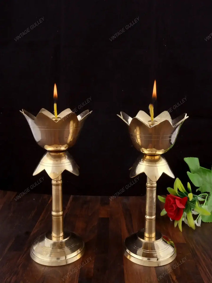Brass Diya | Handcrafted Decorative Oil Lamp for Special Occasions