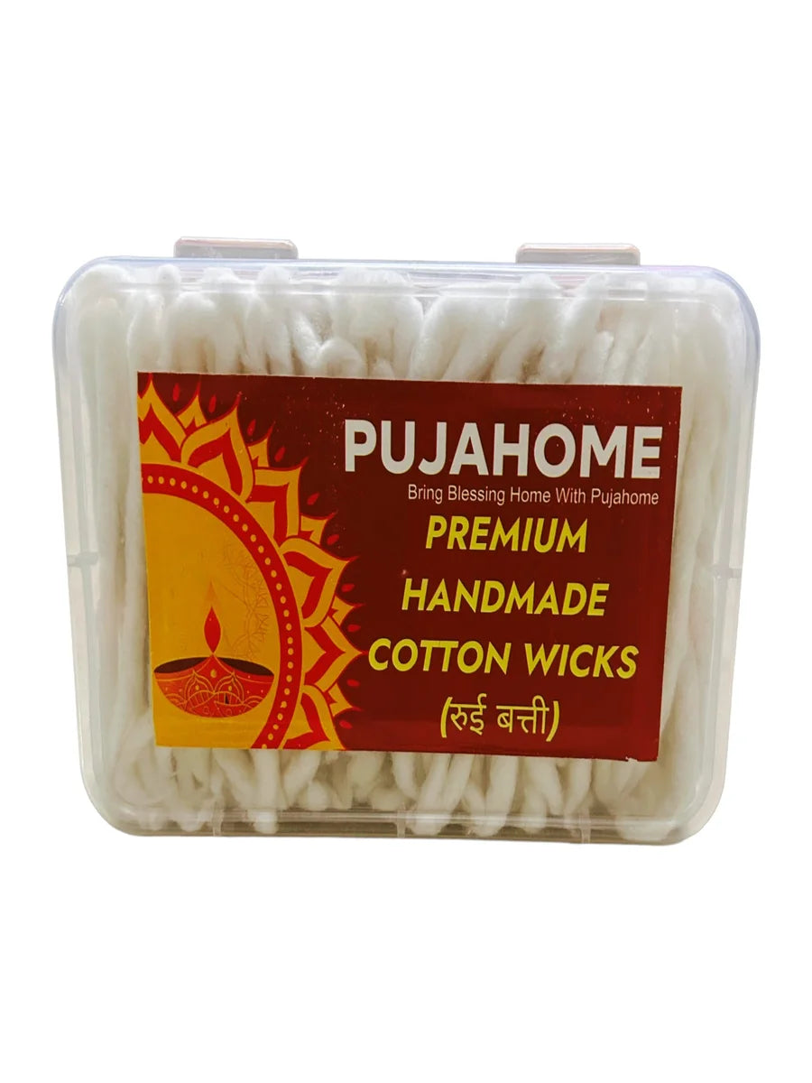 Long Cotton Wicks - White, Length - 3.5 Inches 50 Grms(Box Pack)