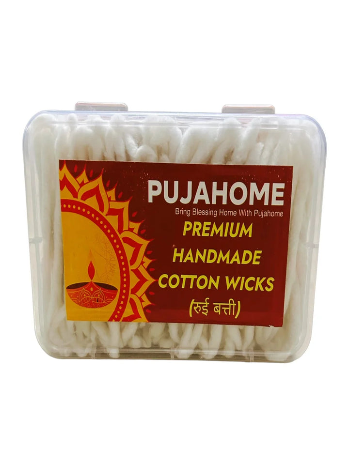 Long Cotton Wicks - White, Length - 3.5 Inches 50 Grms(Box Pack)