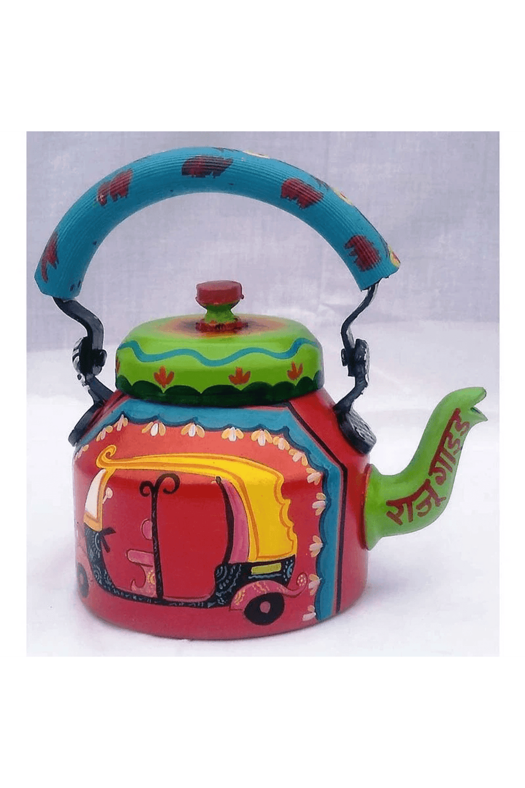 Handcrafted Decorative Tea Kettle | Unique Artisan Kite Design