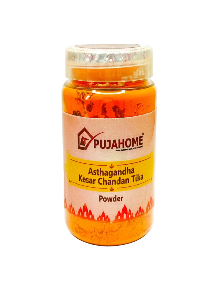 Premium Asthagandha Kesar Chandan Tika Powder 100 Gram Box