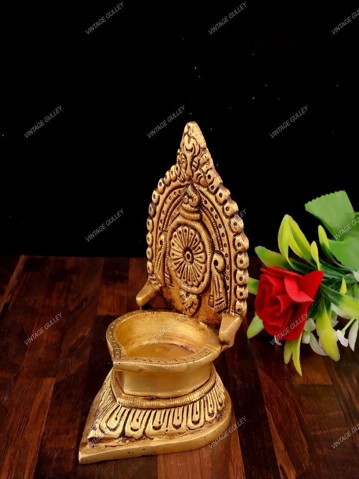 Brass Diya | Decorative Home Accent for Festivals & Pooja Ceremonies