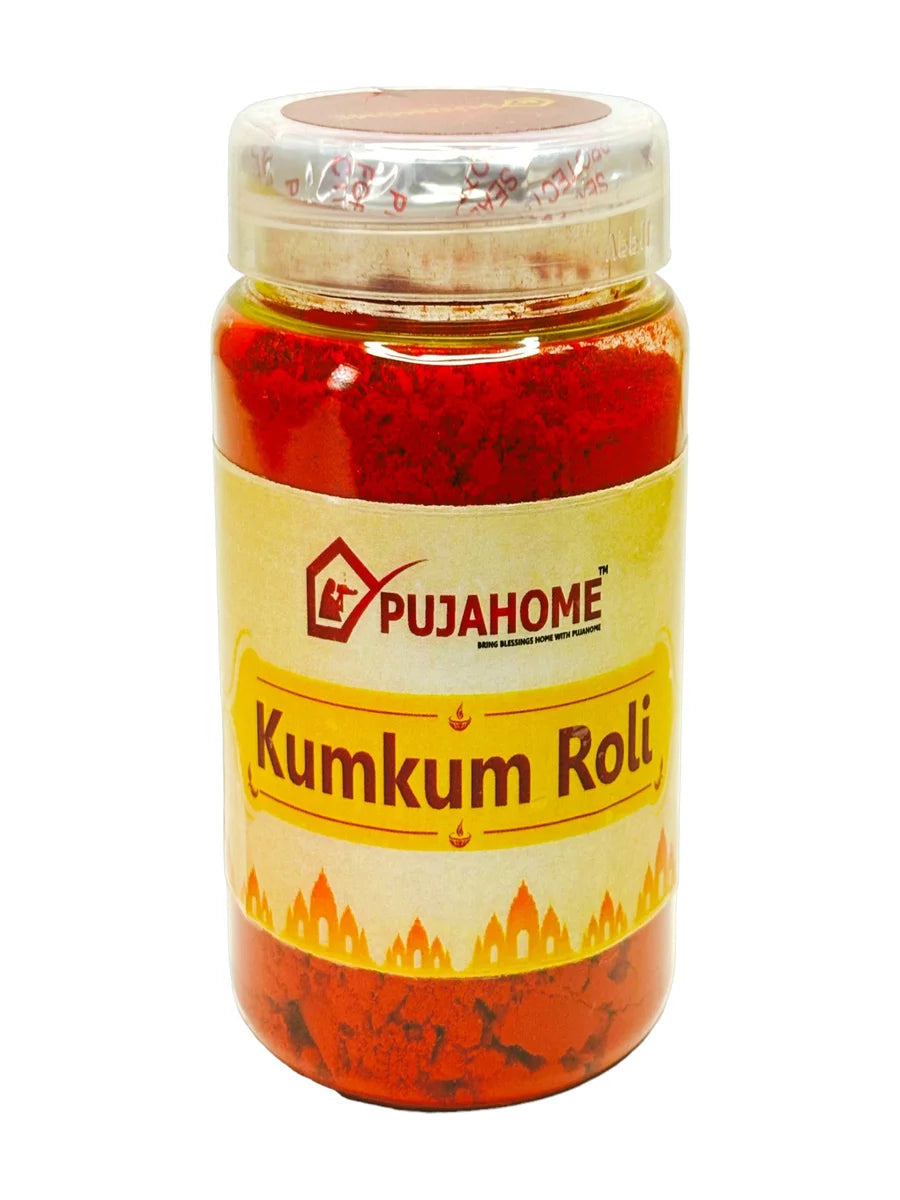 Roli Pure Haldi Kumkum - Original Puja Roli | Natural & Pure kumkum (100g)