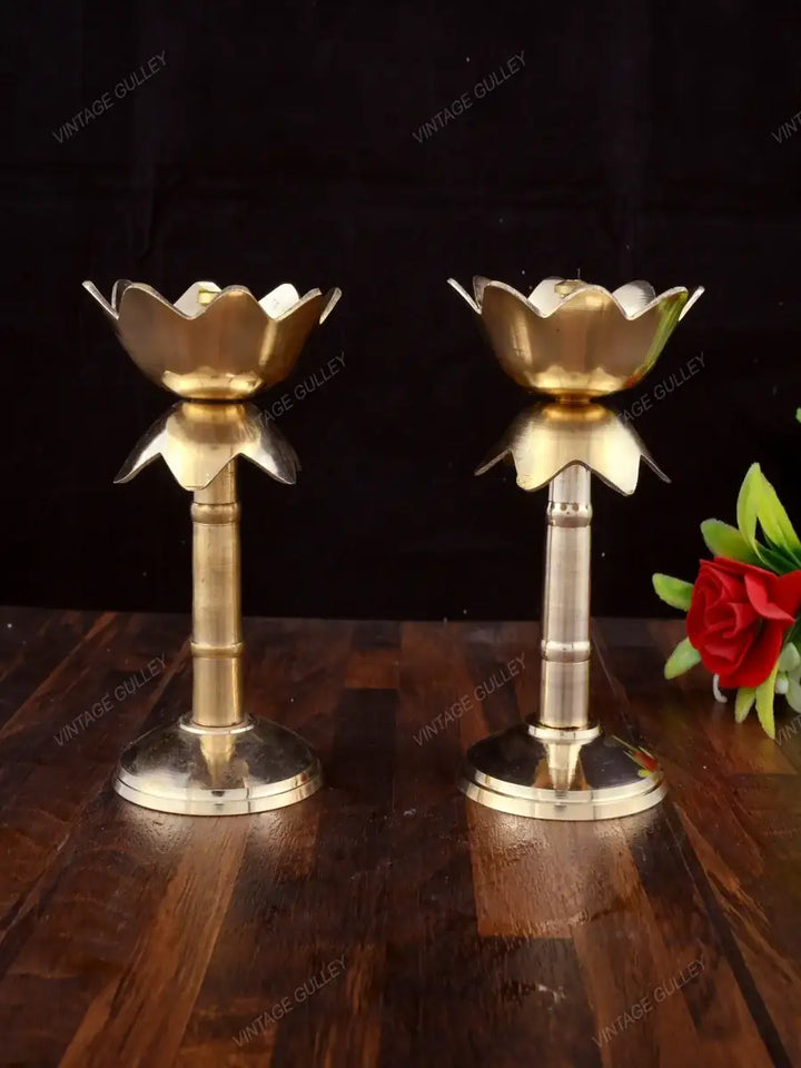 Brass Diya | Handcrafted Decorative Oil Lamp for Special Occasions