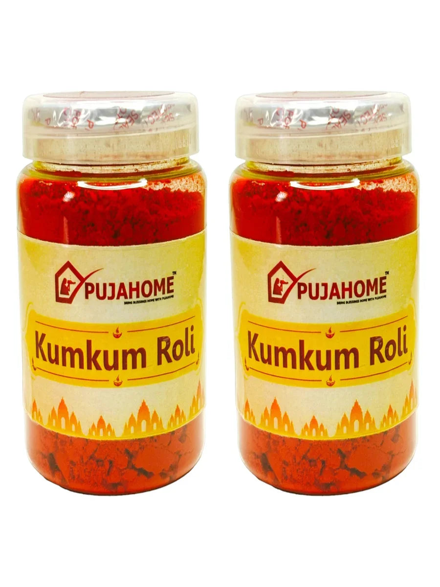 Roli Pure Haldi Kumkum - Original Puja Roli | Natural & Pure kumkum (100g)