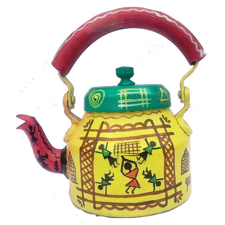 Elegant Handpainted Tea Kettle | 1L Decorative Home Decor Unique Gift