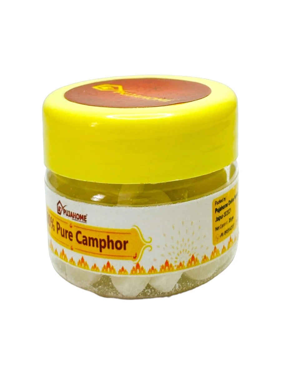 Premium Camphor Tablets | Kapoor - Pack of 25 Gram