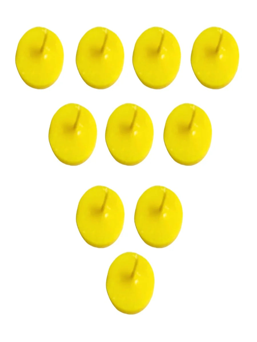 Pure Cow Ghee Diya Wicks (50 Pieces) 30min Burning Time, Wax Free