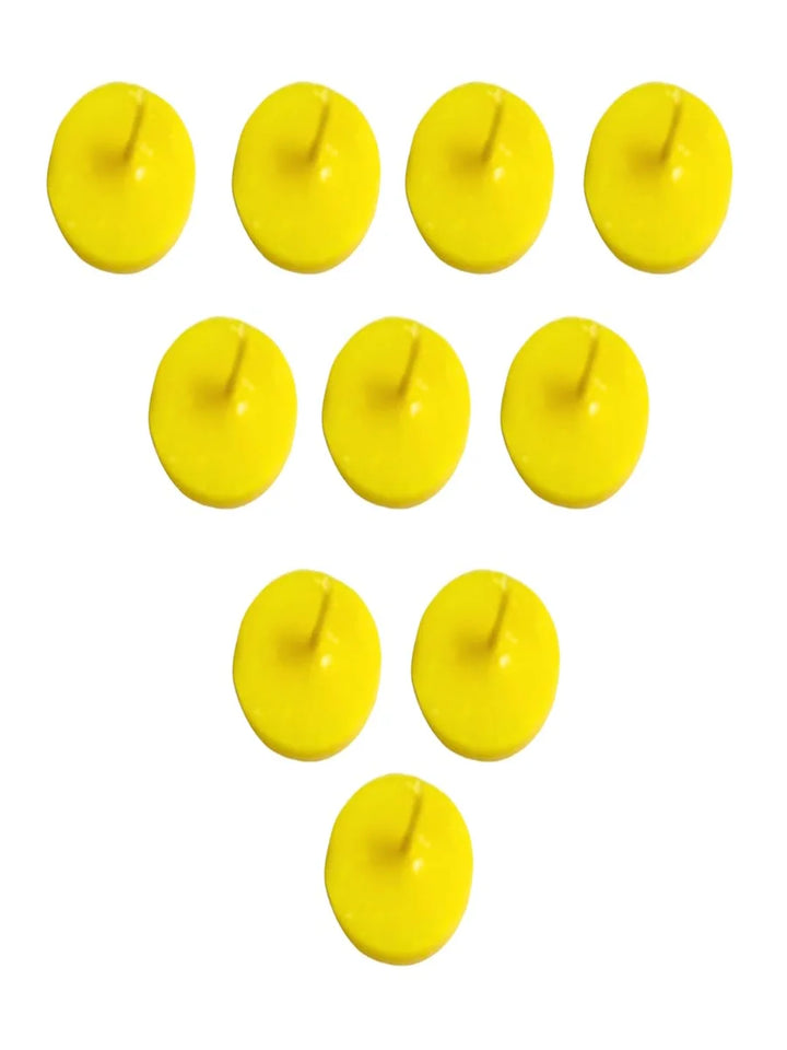 Pure Cow Ghee Diya Wicks (50 Pieces) 30min Burning Time, Wax Free