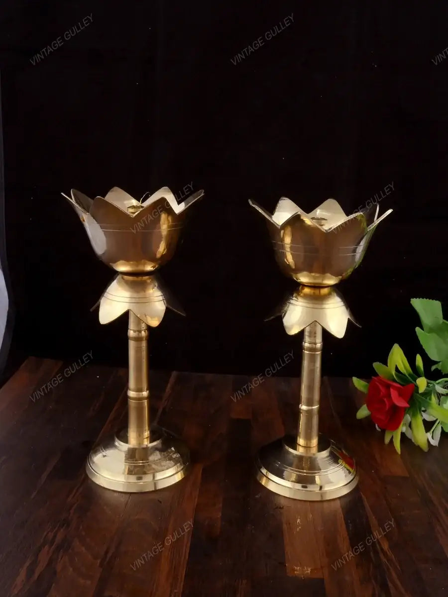 Brass Diya | Handcrafted Decorative Oil Lamp for Special Occasions