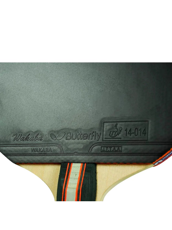 Butterfly Wakaba 2000 Table Tennis Bat: Professional Quality Ping Pong Paddle with 5-Ply Wood and Wakaba Rubber