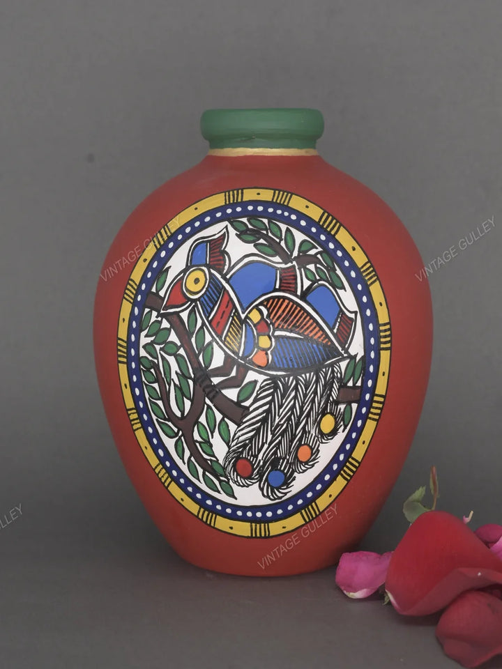 Handmade Clay Pots | Unique Terracotta Decor with Warli Art
