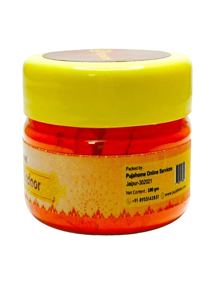 Original Premium Quality Hanuman Ji Sindoor | 100% Pure Orange Sindoor (100 grams)