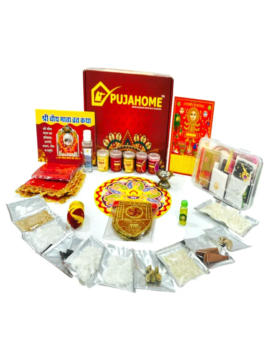 Karwa Chauth Puja Samagri Kit with NavShringaar Saman (40+ Items)