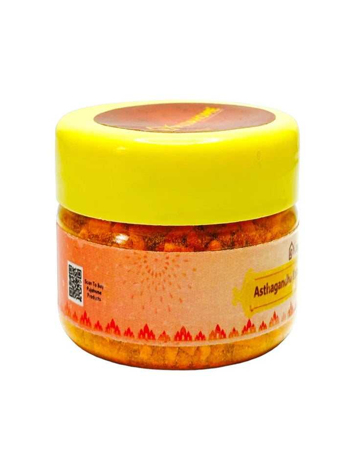 Premium Asthagandha Kesar Chandan Tika Danedar 50 Gram Box
