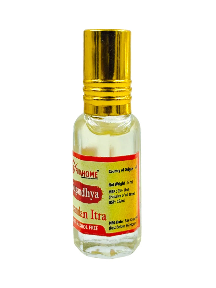 Sugandhya Chandan Itra For Puja 5ML (Pack of 6)
