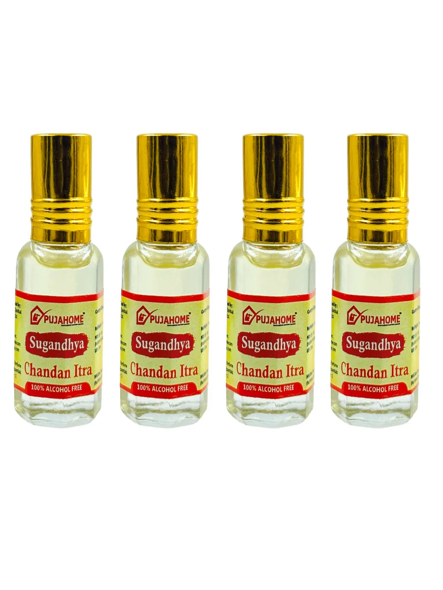 Sugandhya Chandan Itra For Puja 5ML (Pack of 4)