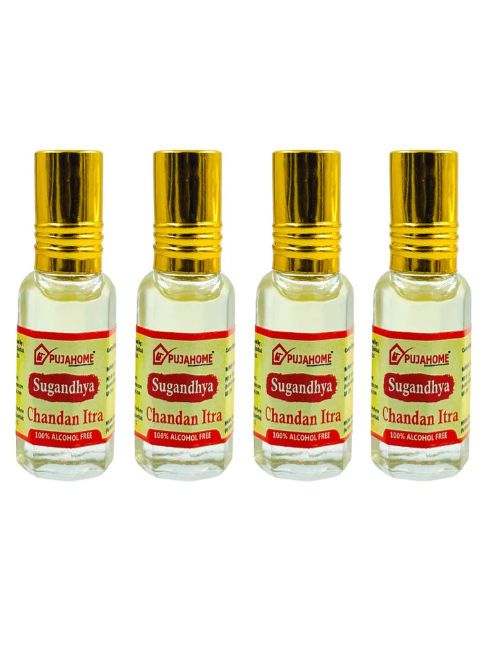Sugandhya Chandan Itra For Puja 5ML (Pack of 4)