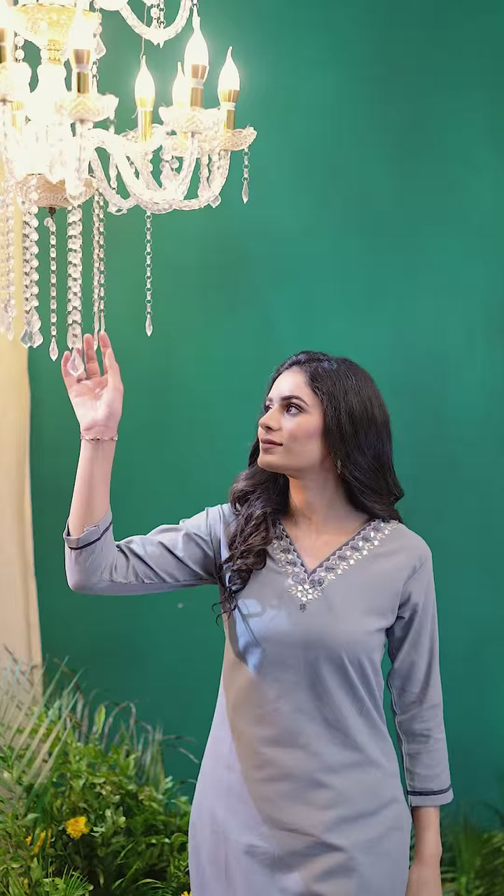 Kurti Set for Women | Maaza Cotton & Rayon Kurta Pant | Casual Wear