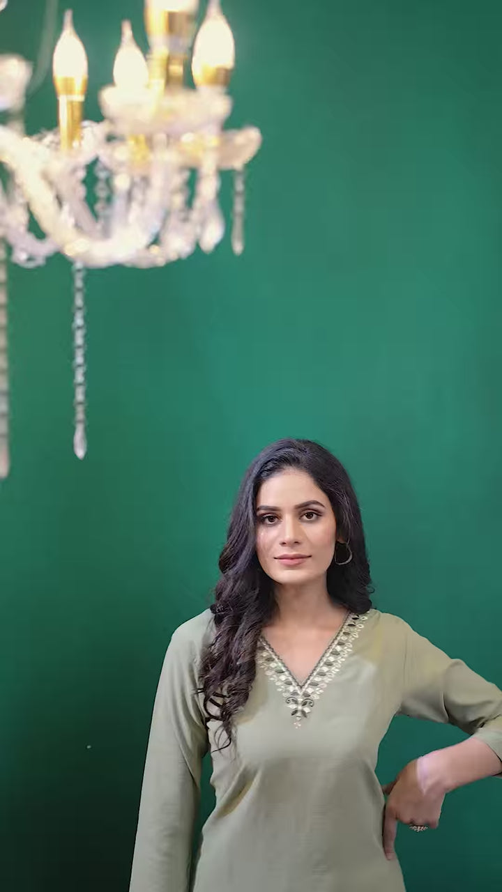 Kurti Set for Women | Maaza Cotton & Rayon Kurta Pant | Casual Wear