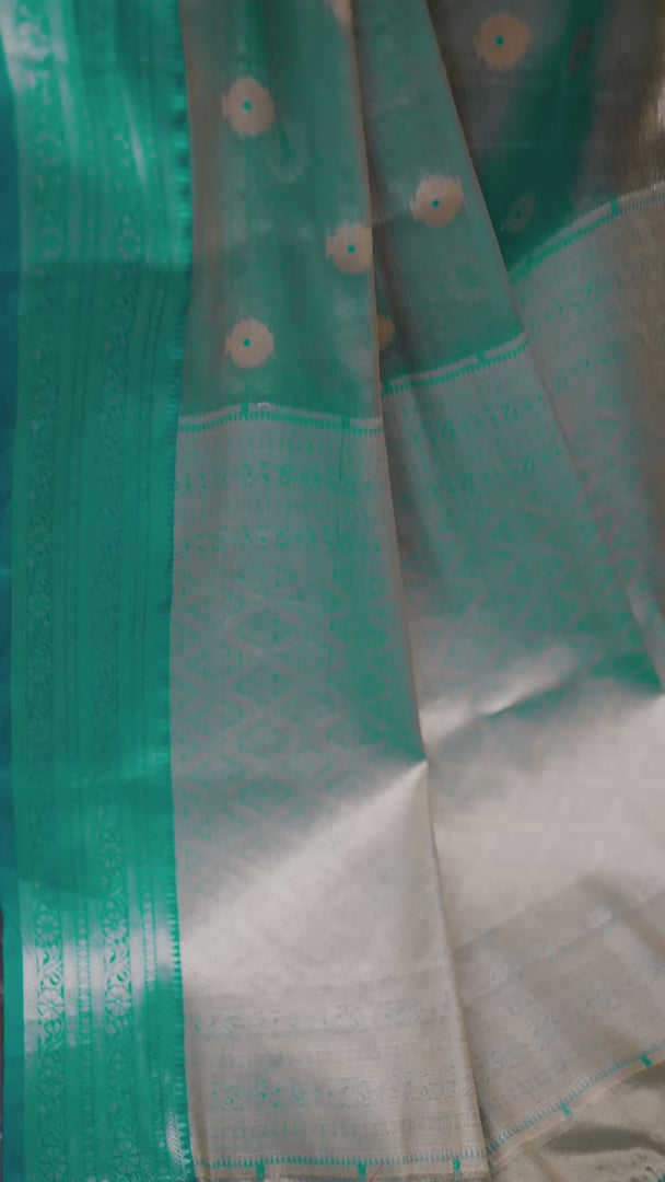 Ethnic Tissue Silk Saree | Graceful Wevon Handloom Design