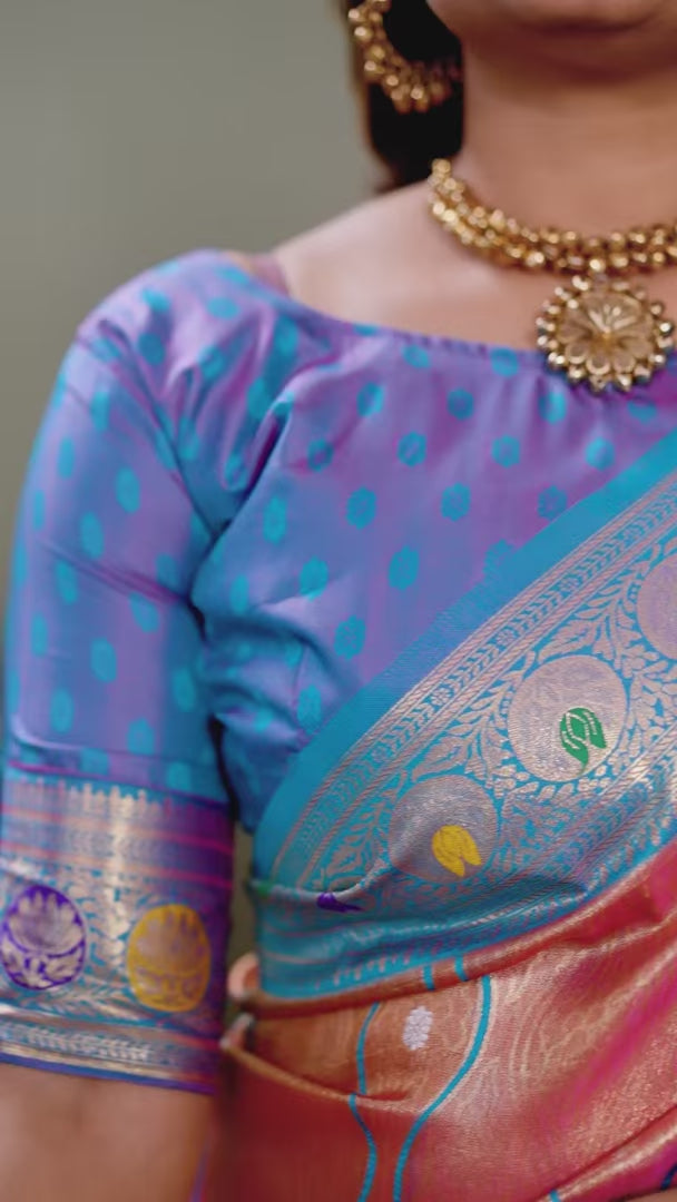 Royal Banarasi Tissue Silk Saree | Heavy Wevon Designer Art