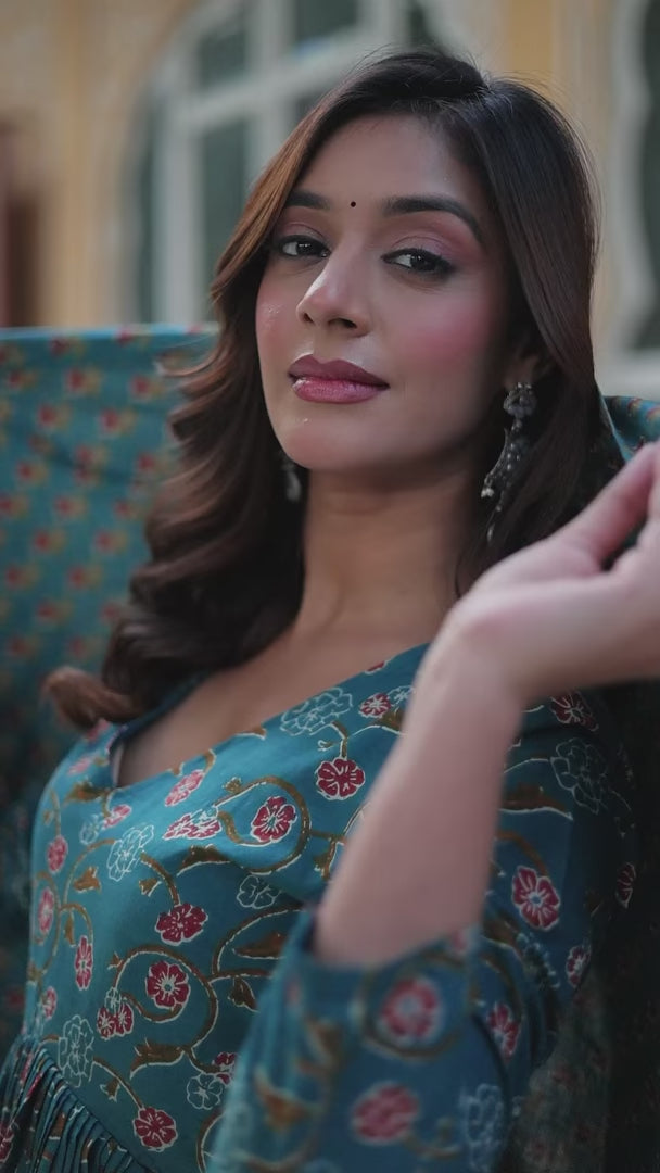 Stylish Cotton Salwar Kameez with Beautiful Designer Print