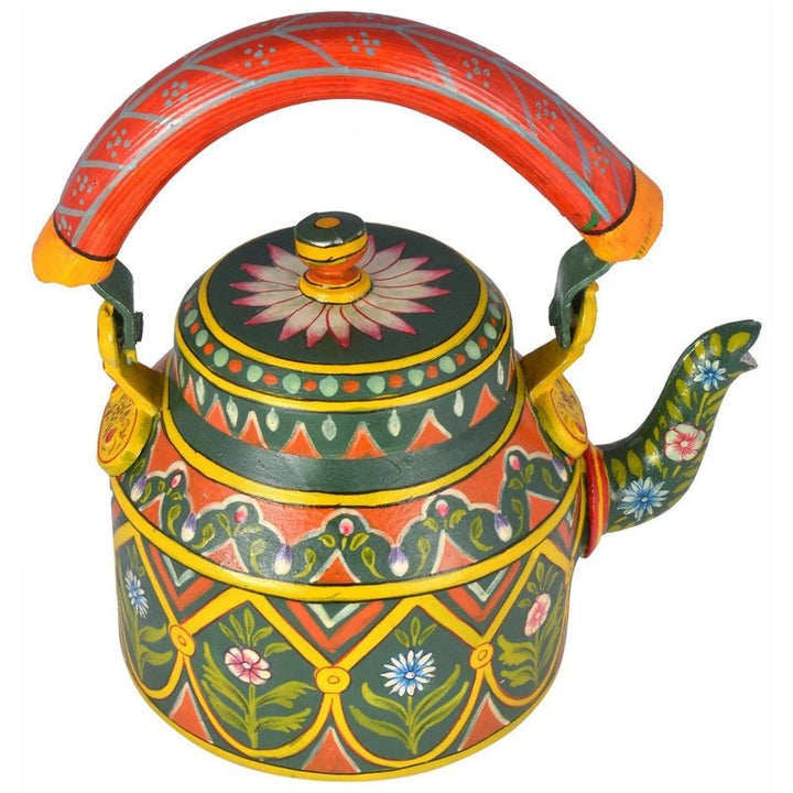 Ethnic Art Tea Kettle | Home Decor Piece with 1L Capacity