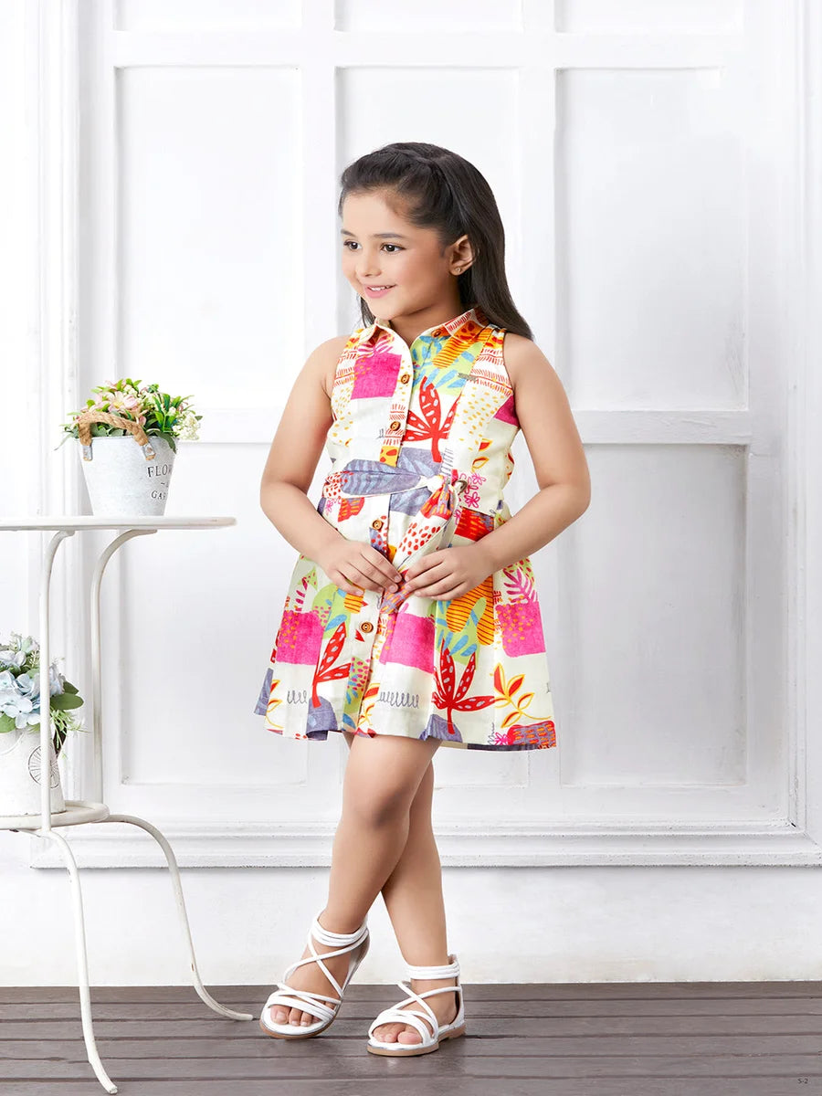 Elegant Cream Dress | Kids Trendy Dresses