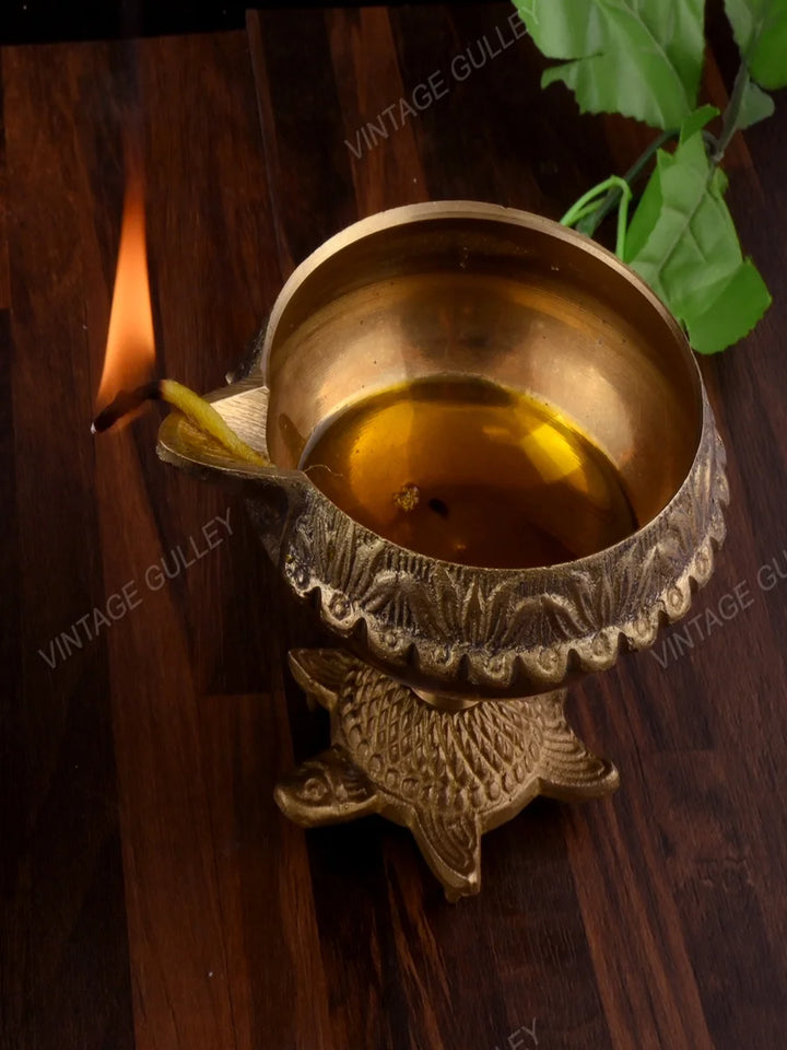Brass Deepak | Quality Handmade Diya for Spiritual Decor and Gifting