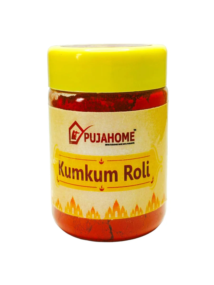 Roli Pure Haldi Kumkum - Original Puja Roli | Natural & Pure kumkum (50g)