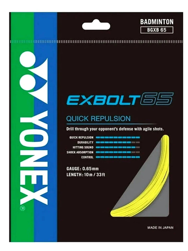Yonex BG Exbolt 65 Badminton Racquet String