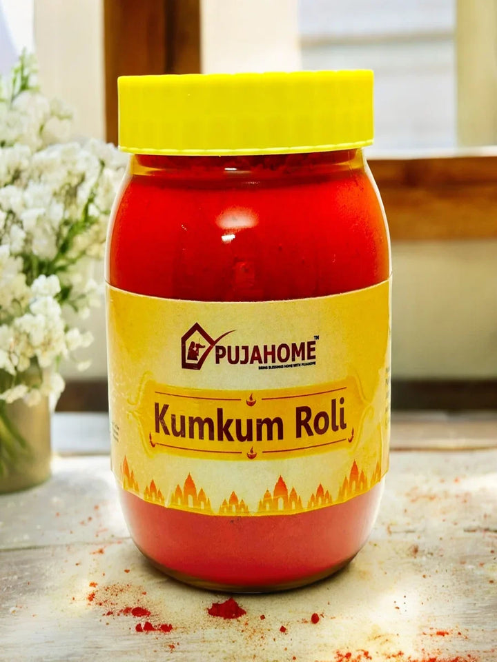 Roli Pure Haldi Kumkum - Original Puja Roli | Natural & Pure kumkum (250g)