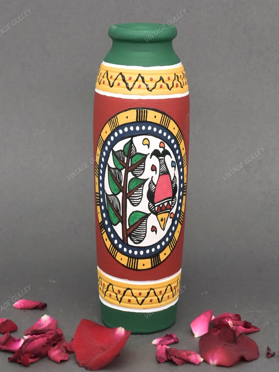 Handmade Terracotta Pots | Artistic Miniatures with Warli Art Décor
