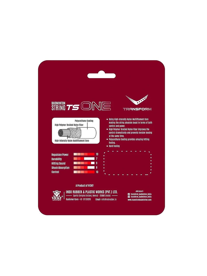 Transform STRING ONE Badminton String (1 Pcs)