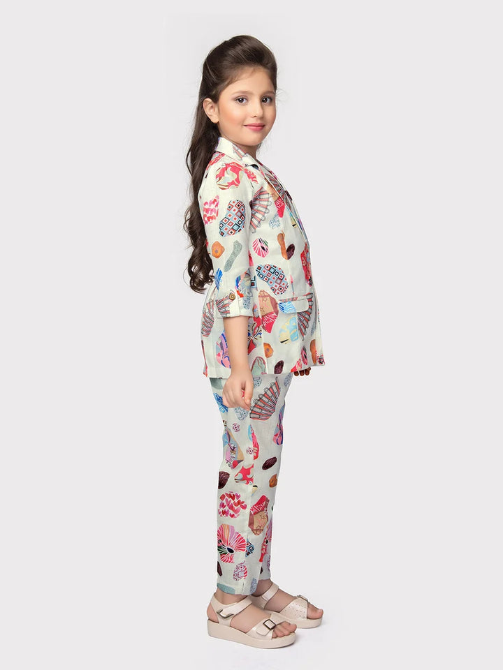 Soft Linen Pant Set | Comfortable Cream Kids Casual Outfit