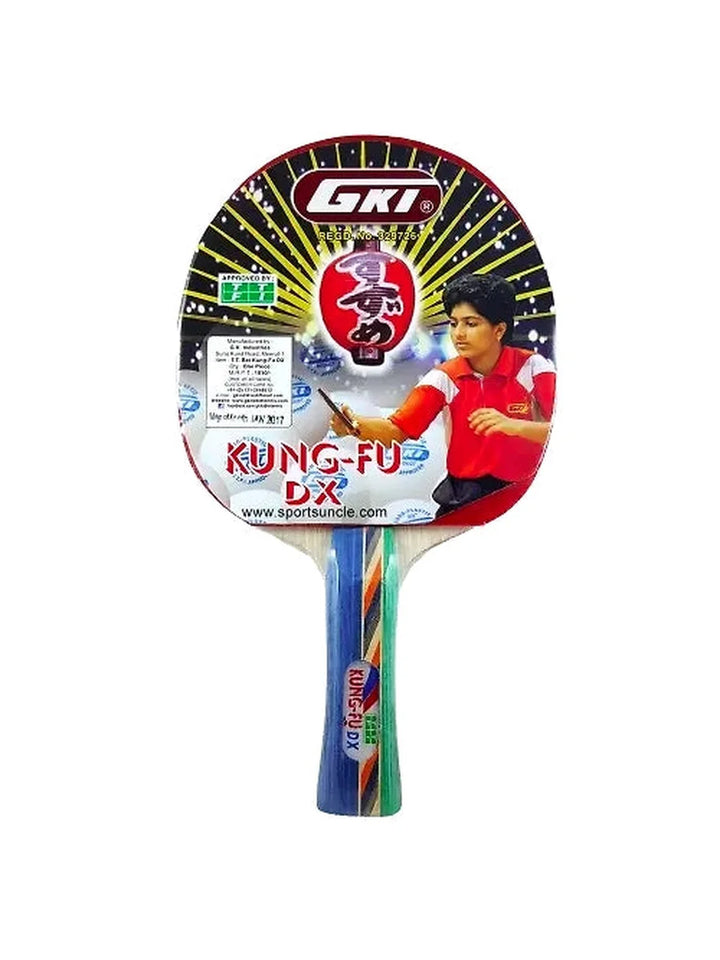 GKI Wood Kung Fu DX Table Tennis Bat: Premium Ping Pong Racket for Amateurs and Professionals