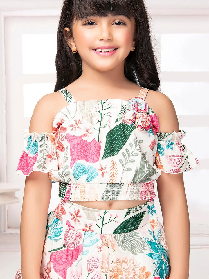 Cream Skirt Set for Girls | Buy Stylish & Trendy Skirt Set