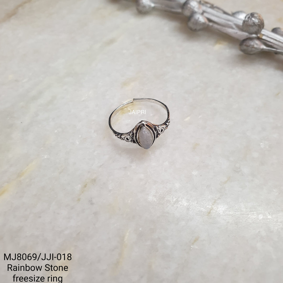 Rainbow Marquise Stone | Adjustable Handmade Ring Fashionable