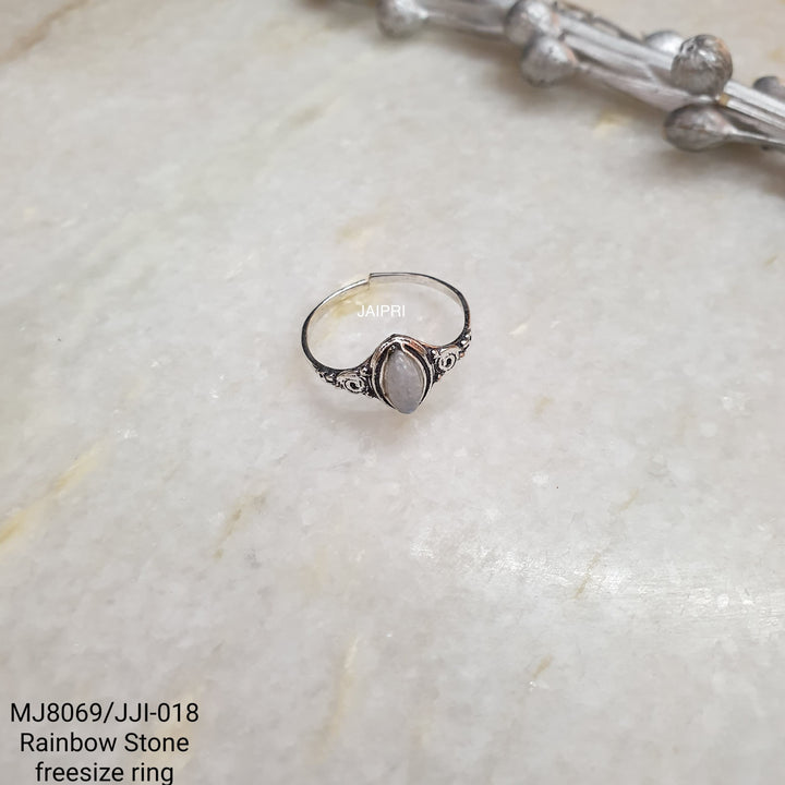 Rainbow Marquise Stone | Adjustable Handmade Ring Fashionable