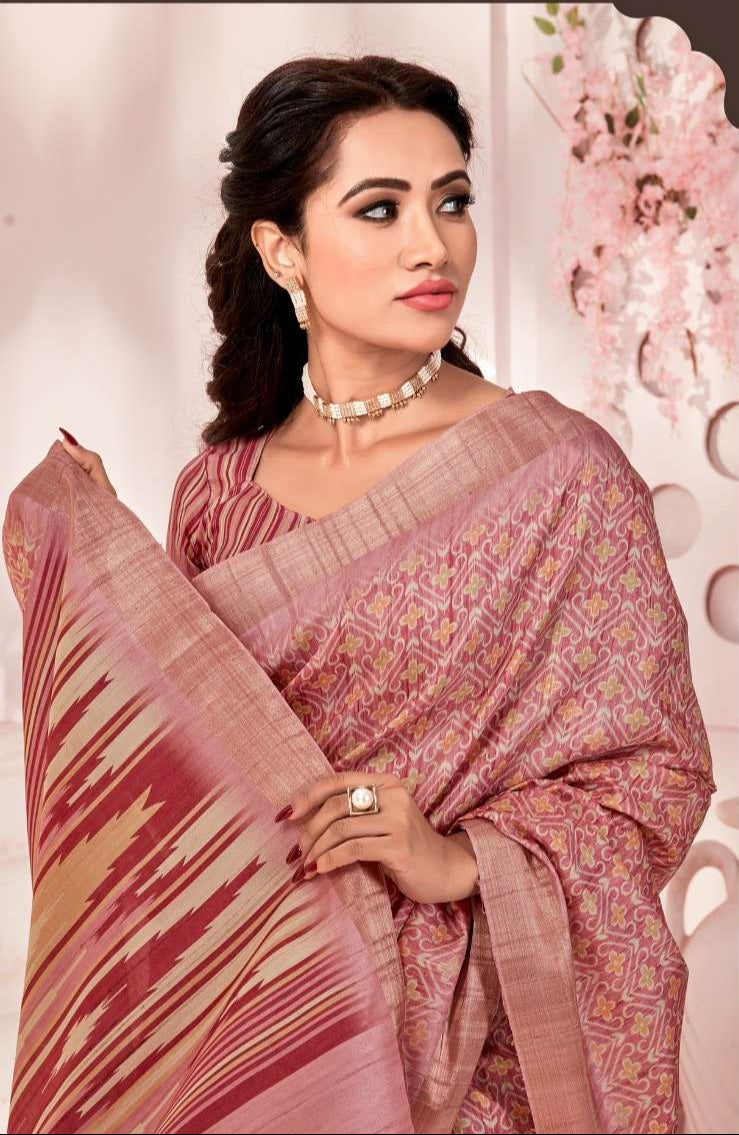 Exclusive Kolkata Handloom Silk Saree | Vibrant Colors in Traditional Indian Sari
