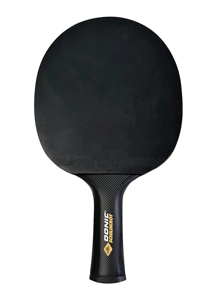 DONIC Carbotec 7000 All-Rounder Table Tennis Racket: Powerful Carbon Blade and Liga-QRC Rubber for Intermediate Players