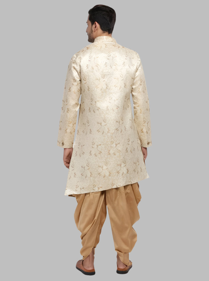 This Printed Cream & Brown Semi Indowestern adds a stylish touch to your collection, making it perfect for casual outings in the USA.