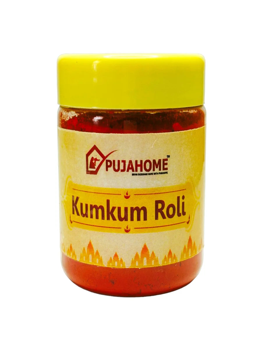 Roli Pure Haldi Kumkum - Original Puja Roli | Natural & Pure kumkum (50g)