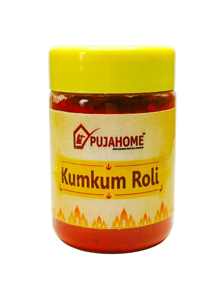 Roli Pure Haldi Kumkum - Original Puja Roli | Natural & Pure kumkum (50g)