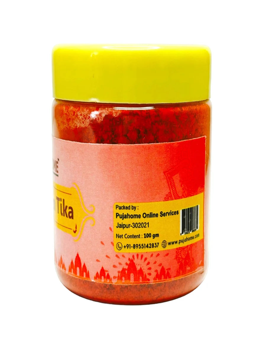Premium Lal Chandan Tika Powder 50 Gram Box